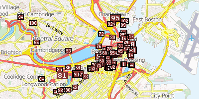 Stadtplan Boston Conservatory of Music