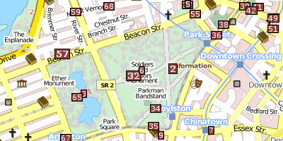 Stadtplan Boston Convention Center Boston