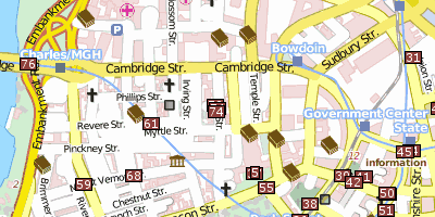 Boston Public Library Boston Stadtplan