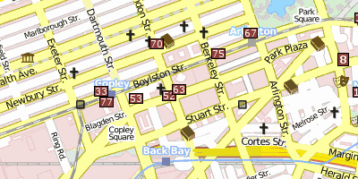 Stadtplan Museum of Science Boston