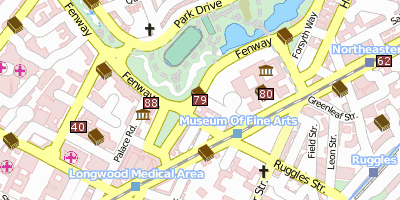 Northeastern University Stadtplan