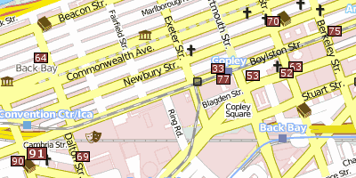 Trinity Church Stadtplan