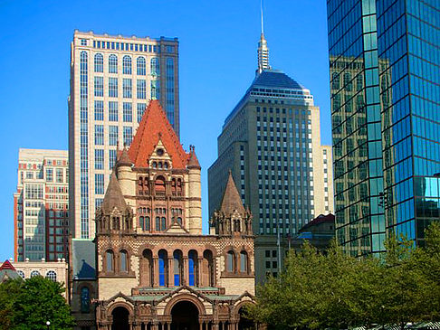  Bildansicht Sehenswürdigkeit  Alte und neue Architektur am Copley Square