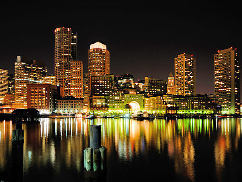 Boston Hafen Ansicht Sehenswürdigkeit  