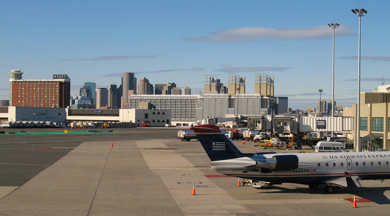 Flughafen Boston Foto 